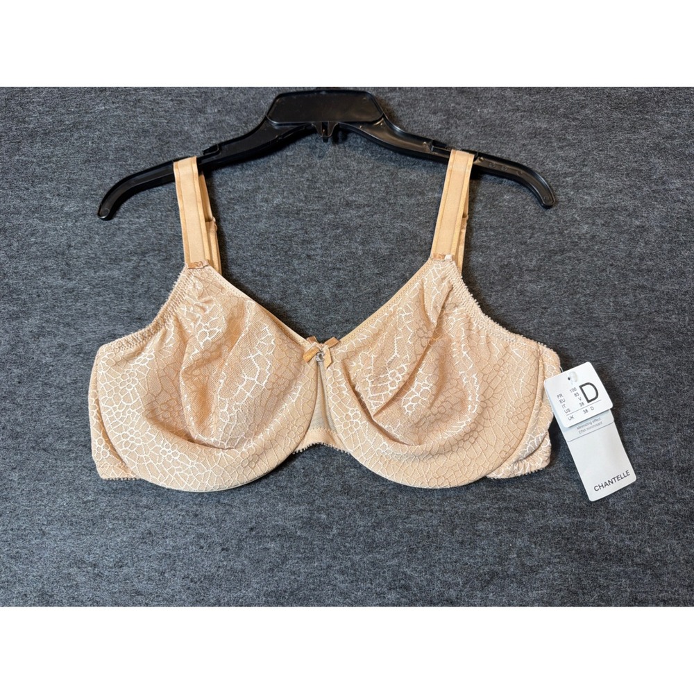 Chantelle C Magnifique Minimizer Bra Womens 38D Nude Underwire C18910